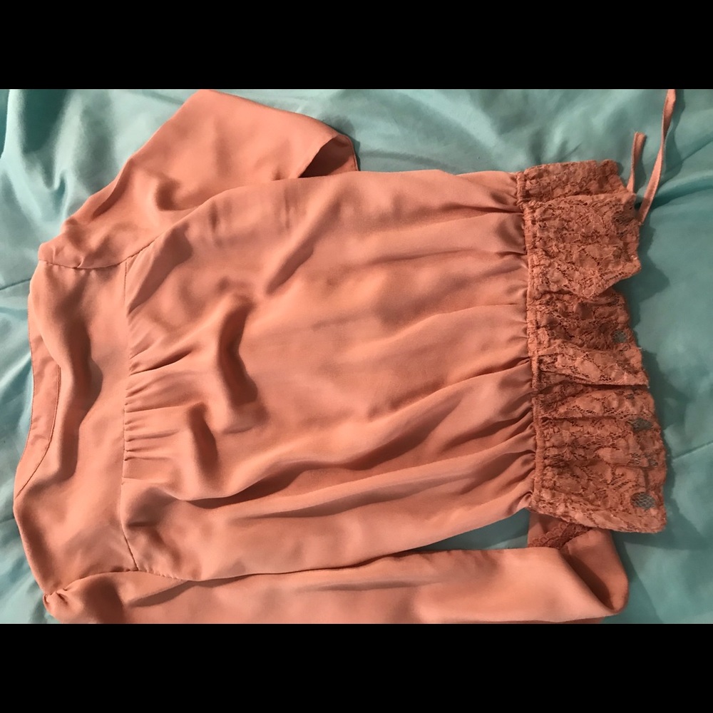 Rose Button Down Blouse - image 2